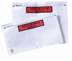 Pochette porte-documents Simple-Doc,h16,5 x ouv22,8 cm,mention documents  ci-inclus,par 1000
