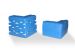 Coin mousse PE U120 bleu 200x200 mm EXTENSIBLE à 160 mm
