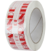 Ruban adhésif PP DSB blanc 50x100 ml bande de garantie