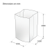 Housse rétractable 125µ 1250+525x2300 mm