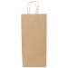 Sac papier poignées torsadées 15x39SF8 brun