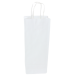 Sac kraft blanc poignée torsadée 15+8x39 cm 1 bouteille