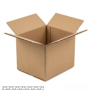 Caisses américaines simple cannelure de moins de 30 cm de long