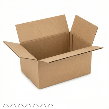 Caisse américaine simple cannelure