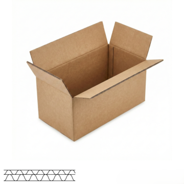 Caisse américaine double cannelure