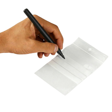 Sac pression à bande d'écriture