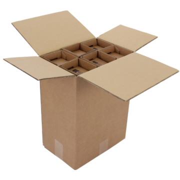 Carton d'expédition bouteilles