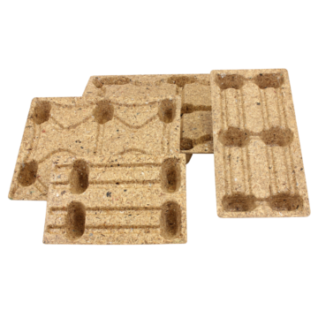 Palettes bois moulé
