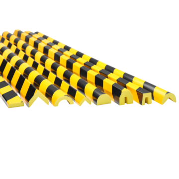 Mousse protection jaune et noire