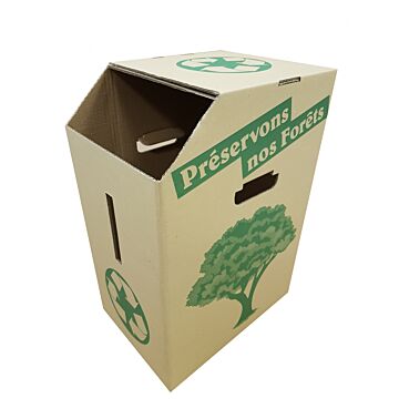 Poubelle carton