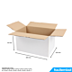 Caisse américaine RN 300x200x170 mm DF20 blanc