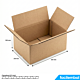 Carton Simple Cannelure 310x215x100 mm