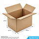 Carton Simple Cannelure 350x230x250 mm