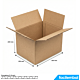 Carton Simple Cannelure 360x250x200 mm