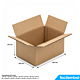 Carton Simple Cannelure 380x250x120 mm