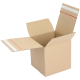 Carton fond automatique simple cannelure 200x200x200 mm fermeture par bande adhésive