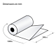 Film dossé retractable ATS 19µ laize 300/600 mm x1000 ml