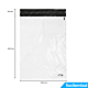 Enveloppe pochette plastique 500x600+50 mm (80μ) opaque