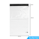 Enveloppe pochette plastique 500x750+50 mm (55μ) opaque