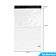 Enveloppe pochette plastique 500x750+50 mm (80μ) opaque