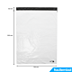 Enveloppe pochette plastique 700x900+50 mm (55μ) opaque