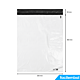 Enveloppe pochette plastique 350x450+50 mm (55μ) opaque