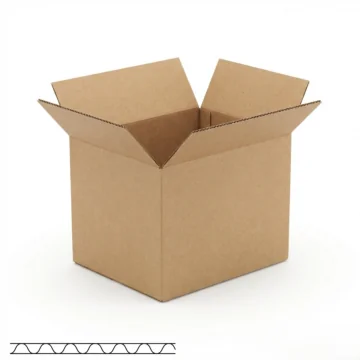 Caisse américaine simple cannelure