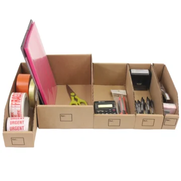 Les bacs carton