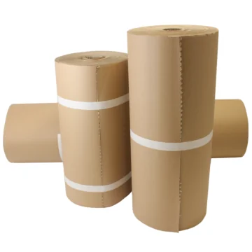 Carton ondulé en rouleaux