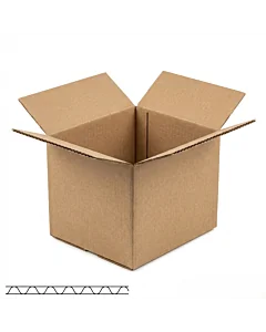 Caisses américaines simple cannelure de moins de 30 cm de long