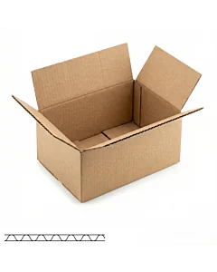 Caisses américaines simple cannelure de 30 à 40 cm de long
