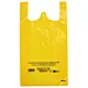 Sac bretelles PEBD 50µ jaune 300+70x540 mm