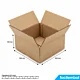 Carton Simple Cannelure 300x300x100 mm