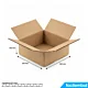 Carton Simple Cannelure 330x330x100 mm