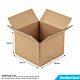 Carton Simple Cannelure 350x350x200 mm