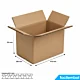 Caisse américaine RN 470x280x310 mm DD40 brun FRAGILE