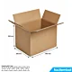 Carton Double Cannelure 550x350x350 mm