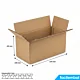 Caisse américaine RN 670x240x310 mm DD40 brun FRAGILE
