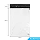 Enveloppe pochette plastique 250x350+50 mm (55μ) opaque