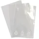 Sac plastique PEBD 50x80mm 50µ