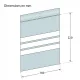Sac pression 160x220 mm à bande blanche