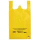 Sac bretelles PEBD 50µ jaune 300+70x540 mm