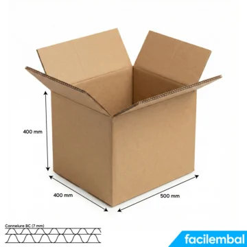 Carton Double Cannelure 500x400x400 mm