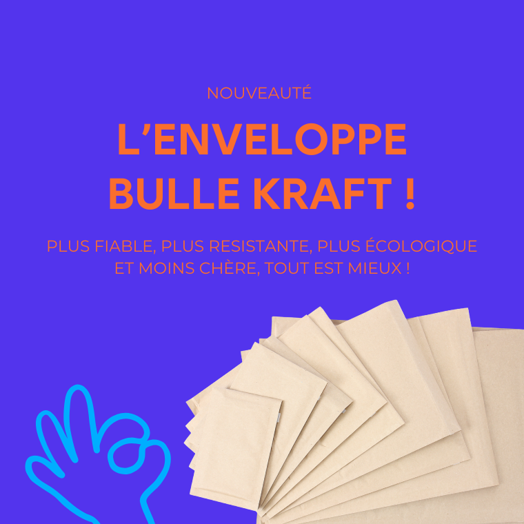 l'enveloppe bulle kraft