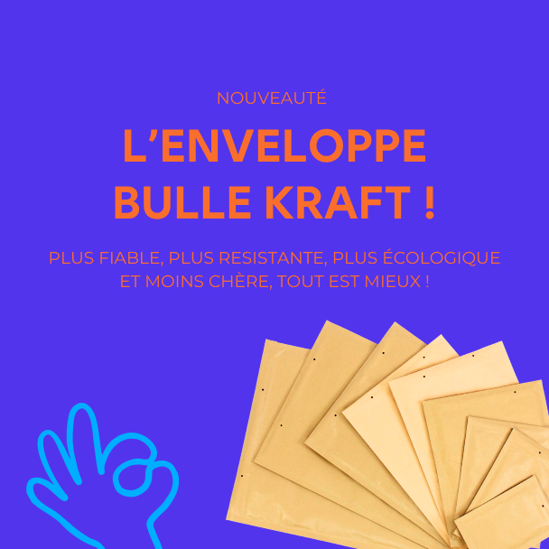 l'enveloppe bulle kraft